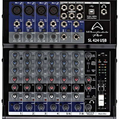 Studijska i live mikseta Wharfedale SL-424 USB 5848