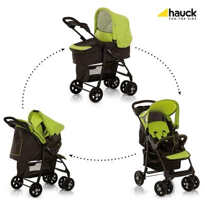 Hauck 3u1 Kolica Shopper Caviar Kiwi 5050079