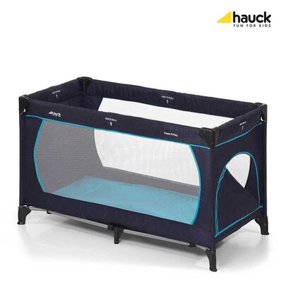 Hauck Prenosivi krevetac Dream-n-Play Plus Navy Aqua 5170150
