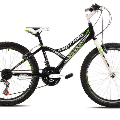 Bicikl Capriolo Diavolo 400 24/18HT crno zelena 914300-13