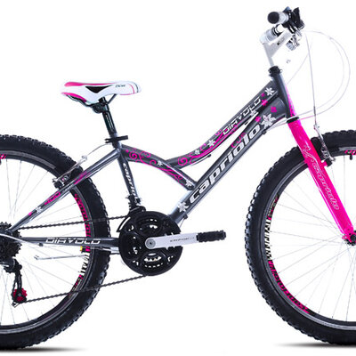Bicikl Capriolo Diavolo 400 24/18HT grafit pink 914303-13
