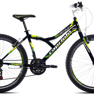 Bicikl Capriolo Diavolo 600 26/18HT crno zelena 914315-17