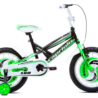 Dečiji bicikl Capriolo Mustang 16HT crno zelena 914104-16