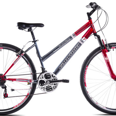 Bicikl Capriolo Sunrise Trekking Lady 28/18HT sivo crvena 913597-17