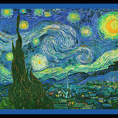Reprodukcija slike Starry Night Van Gogh