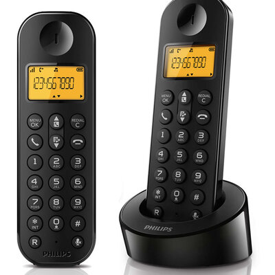 Bežični fiksni telefon Philips D1202B/53