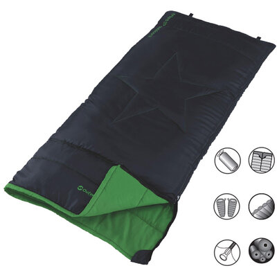 Vreća za spavanje Outwell Cave Kids black 230073