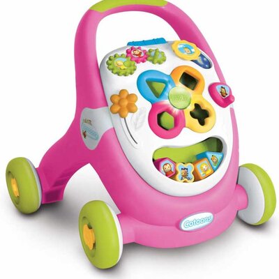 Smoby Cotoons Hodalica - guralica za prohodavanje pink SM211376