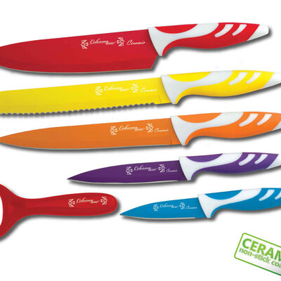 Set noževa sa keramičkim premazom CL-12