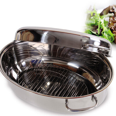 Ovalna tepsija sa rešetkom CL-109