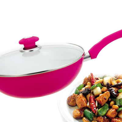 Wok sa poklopcem 28cm sa keramičkim premazom CL-145