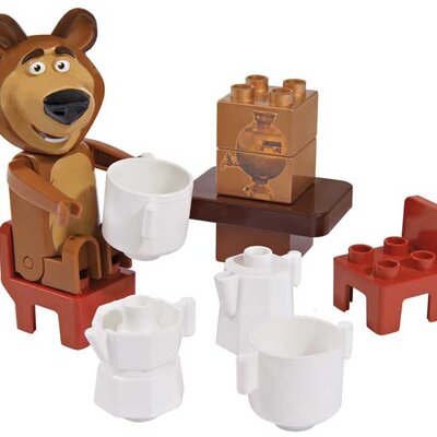 Play Big Kocke Maša i Medved - Meda pije čaj SB57090