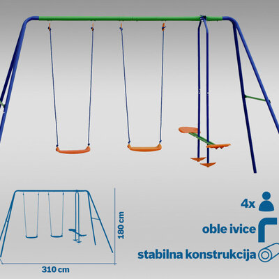 Ljuljaška Igraonica Za Dvorište 15-607