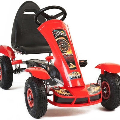 Karting automobil na pedale crveni Sunkids 618 veći