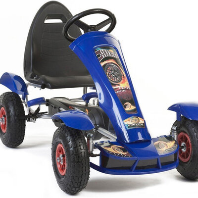 Karting automobil na pedale plavi Sunkids 618 veći