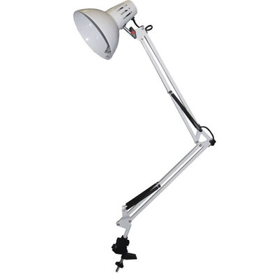 Stona tehnička lampa sa stegom EL7944 bela