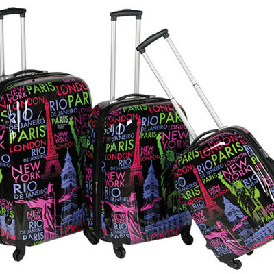 ABS Kofer Sa Printom - 50 cm