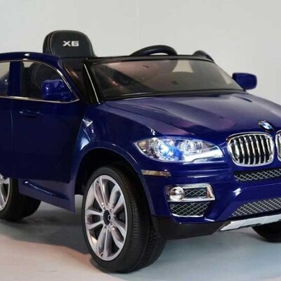 Automobil na akumulator BMW X6 plavi