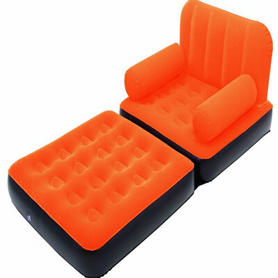 Višenamenska Fotelja Na Naduvavanje BestWay 67277 narandžasto crna