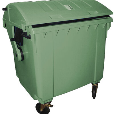 Kontejner za otpatke 1100 litara polukružni poklopac