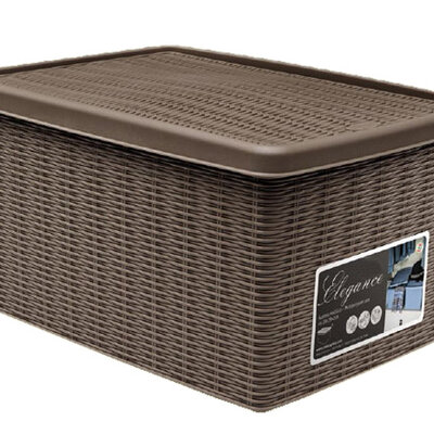 Višenamenska kutija za odlaganje Elegance M braon