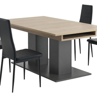 Trpezarijska garnitura Monor sto i četiri stolice