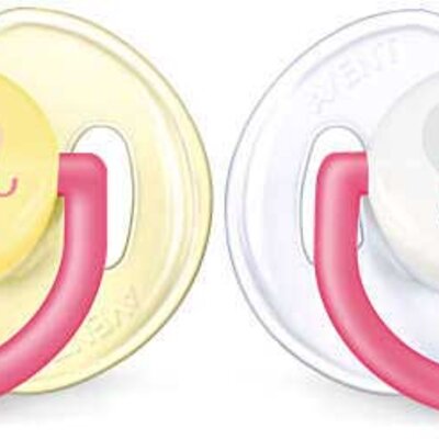 Avent Duda varalica I LOVE 0m+ 2 kom.  roze