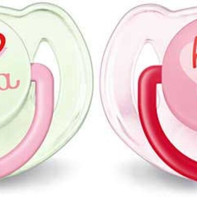 Avent Varalica za bebe I LOVE 6-18m 2kom roze