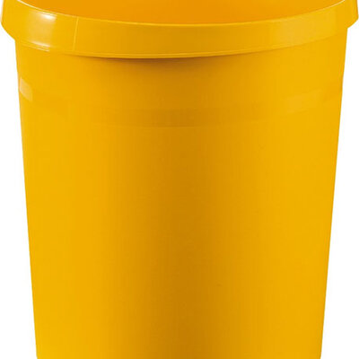 Korpa za otpatke 18l, okrugla plastična žuta 05KD02G