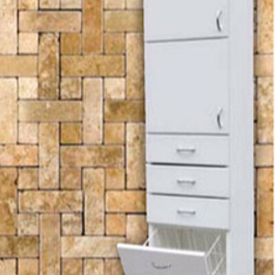 Rossetti Vertikalni Kupatilski Ormar Sa Korpom Za Prljav Veš