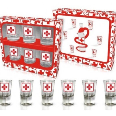 First Aid Čašice za rakiju Lek 6 kom. 0695