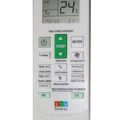 Univerzalni daljinski upravljač za klima uređaje STV-SEV