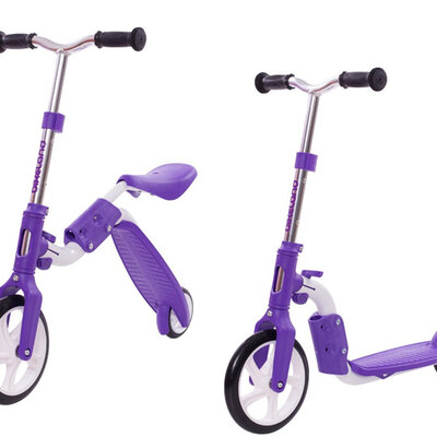 Trotinet Guralica 2u1 ljubičasta boja o410