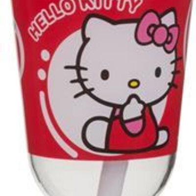 Čaša sa slamkom i figurom Hello Kitty Trudeau 6515370