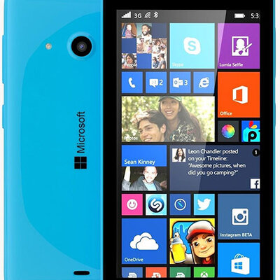 Microsoft Lumia 535 Dual SIM Smartphone Cyan
