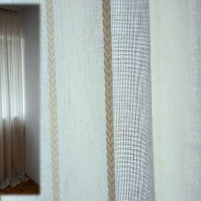 Zavesa Lino stripes A05