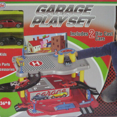 Garaža sa dva metalna autća Dede Toys 030679