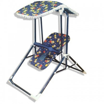 Ljuljaška za bebe sa tendom plava 444888p