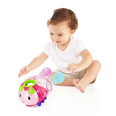 Bright Starts Edukativna igračka - Bubamara broji loptice pink