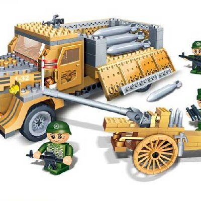 BanBao WDF kocke Vojni kamion 8232