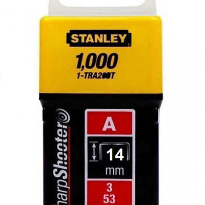 Stanley Klamerice 1000 kom - 14 mm 