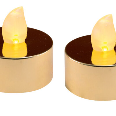 Ukrasne LED sveće 10 komada CD2/GOLD