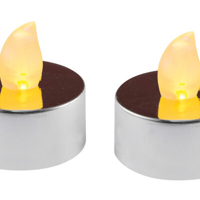 Ukrasne LED sveće 10 komada CD2/SILVER