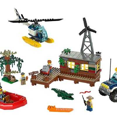 LEGO® City kocke Skrovište lopova LE60068