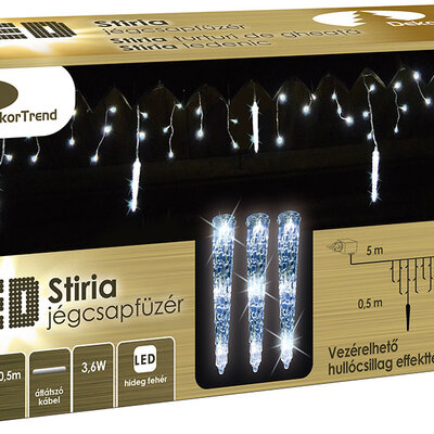 Novogodišnja LED Zavesa Sa Ledenicama Stiria 2 x 0.5 m Za Spoljnu i Unutrašnju Upotrebu