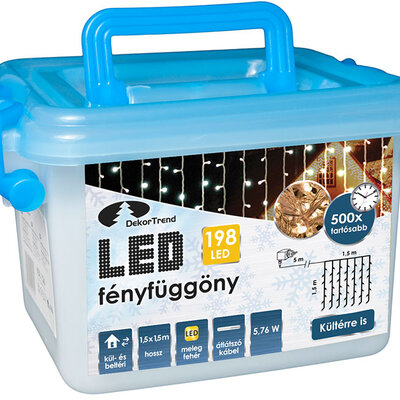 Novogodišnje Lampice LED Mreža Za Spoljnu ili Unutrašnju Upotrebu 1.5 x 1.5 m KDL 142