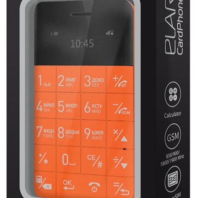 Elari CardPhone Mobilni telefon veličine kreditne kartice narandžasti ELCPORG
