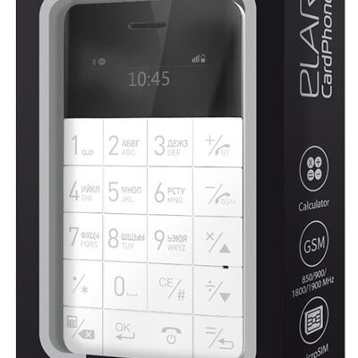 Elari CardPhone Mobilni telefon veličine kreditne kartice beli ELCPWHT