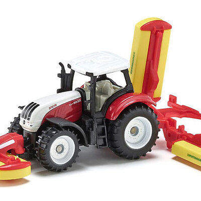 Siku Steyr traktor sa kosačicom 1672