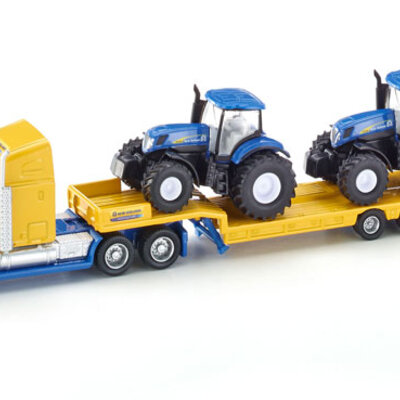 Siku Kamion sa dva New Holland traktora 1:87 1805
